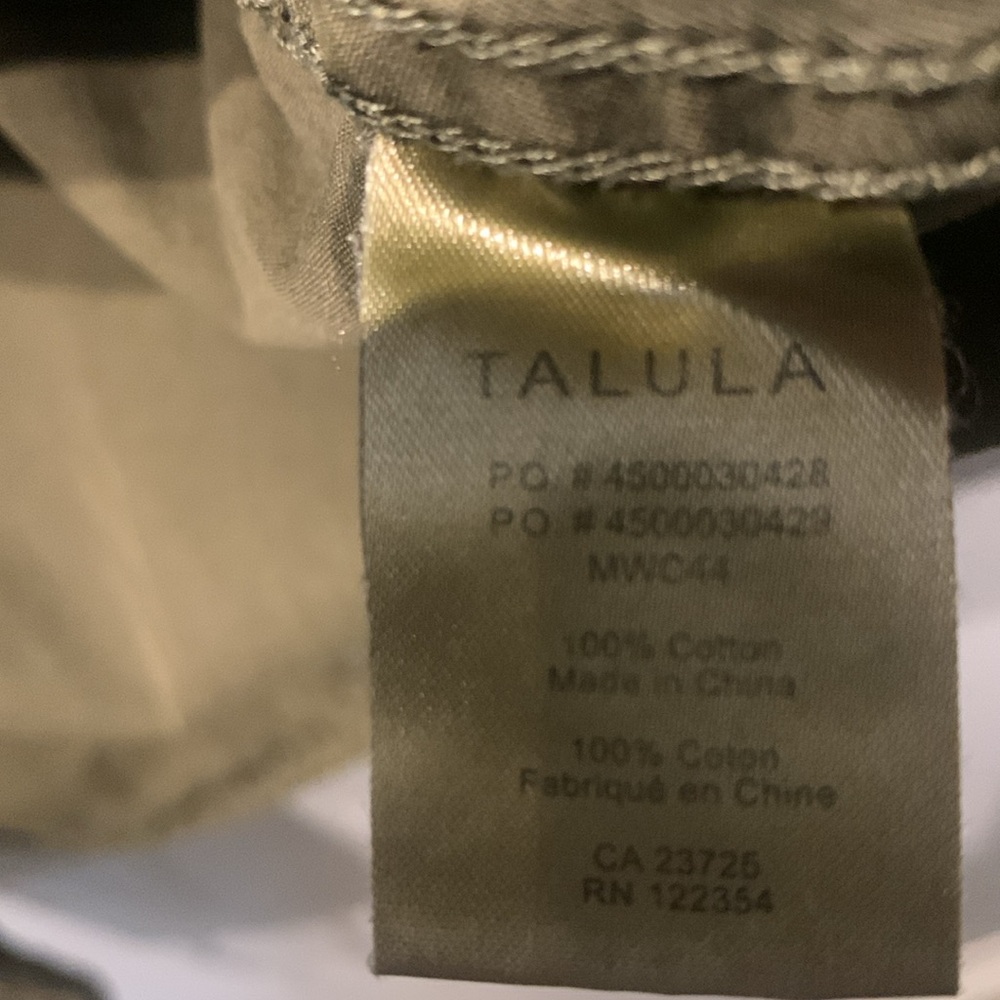 Aritzia Talula Trooper Jacket Army Green Utility Hooded Oversized Parka - Picture 8 of 8